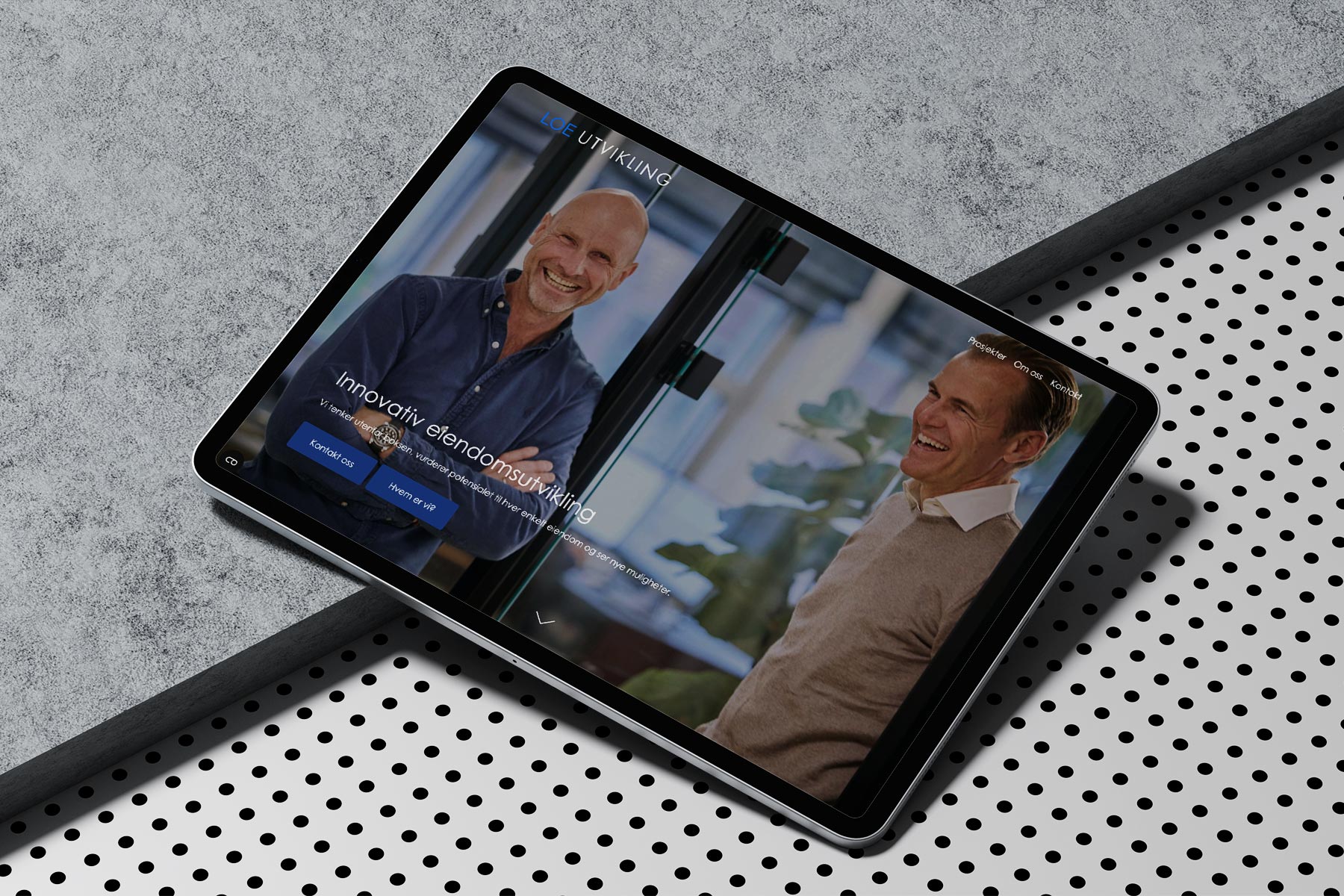 Nettside for Loe Utvikling - Muskat